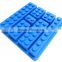 Silicone Buliding Block Candy Jello Ice Cube Tray Chocolates Silicone Baking Molds for Lego Lovers