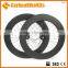 Custom logo CBK TW88C bicycle carbon track wheel 88mm deep clincher