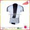 Black and White Cycling Shirt Top Sport Wear With OEM
