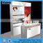 Fashionable cosmetic display stand design wood display table shop for sale