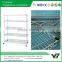 2015 hot sell NSF 150KGS 60x24 inch heavy duty 4 layer chrome hospital wire tire rack with wheels (YB-WS018)