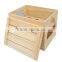 Cheap wooden book storage box