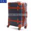 PU Vintage Suitcase With Wheel Vintage Trolley Luggage