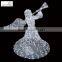 Fantasitc light up angel fancy outdoor lighted christmas angels with high quality outdoor angels led for sale