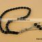Black agate gemstone 33pcs 12*8mm islamic misbaha tesbih prayer beads in bulk