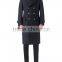 2014 new style 100% cashmere classic dark grey men coat winter