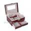 newest design crocodile leatherette jewelry boxes for earrings