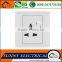Best Sale Good Quality Electric Popular White Wall PC Double 2 Twins Socket With CE Certification