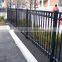 Black, Green, Blue Powder Coating Used Wrought Iron Ornaments Fence For Sale