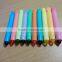 high quality solid material wax non-toxic colorful gel crayon highlighter pen