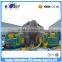 2016 Jungle Slide With Trees And Obstacle Maze inflatable obstacle course