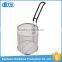 Easy cleaning OEM&ODM accept S/S 201 PVC handle pasta basket