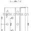 9.03.10641 Aluminum alloy Window Hinge PVC Window Hinge for UPVC Windows