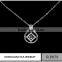 925 Sterling Silver The Diamond And Crystal Pendant Necklace On ALibaba Wholesale