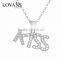 925 Sterling Silver Kiss Of Life Alphabets Pendant Designs