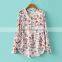 Women Print V-NECK Blouse Long-sleeve Top Shirt Lady Casual Shirt New Excellent