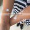 Temporary Transfer White Color Elephant Body Tattoo