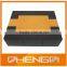 High quality customized made-in-china PU leather box gift box with acrylic logo