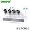 Factory price Wifi bullet camera 960P cctv security system 4ch wifi nvr kit PST-WIPK04BH