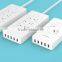 ORICO HPC-4A5U 4 Outlet 5 Port USB Power Strip UL approved ETL CETL Certictication Socket smart flat extension cord with switch
