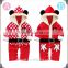 2015 Autumn/Winter new arrival Christmas New year polka dots baby rompers children boutique costume dress