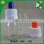 10ml glass essential oil bottle with childproof cap colorful rubber top