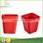 Creative Colorful Mini Flower Square pot Wholesale Flower Pots Small Gardening Plastic Pots