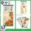 Allibaba com custom free sample 3 side heat seal bag /plastic 3 side sealed bag for green tea packing