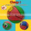 basketball with customized logo, 6 inch rubber basketball toy