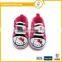 Lovely Hello Kitty red color baby crochet shoes girls baby shoes