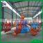 Christmas Rides!Theme park kids happy jumping machine jumping kangaroo