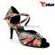 charming flower printed pattern upper shoes for women sexy women dance dress shoes ballroom most flossy high heel dance shoes