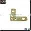Custom Competitive price high quality zinc plated steel square flat bracket