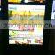hot sale 2014 new 55 inch advertising double side digital menu