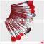 21pcs wood handle red Kolinsky sable hair quality makeup brush set with makeup brush case kits
