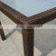 Leisure rattan furniture cheap wicker garden table and chair (2107+2048)