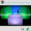 Remote Control rgb 16 Color Changing Illuminated Nightclub LED Plastic Sofa