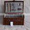 Folk Art Wicker Picnic Basket Set Wicker Picnic Hamper Basket