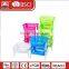 Modern Stackable Display Plastic Shelf Racks With Caster For Show or Storage