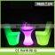 modern sofa furniture / night club plastic sofa set/ glow led sofa