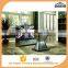Foshan cohen furniture cheap but high quality new design solid wood frame with aluminum outside dining table HT012