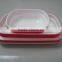 Rotable Large Plate,Two-tone Food Grade Inflight Plate
