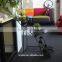 Garden Yard Decor Orgnized 3-Tiered 1-Rack Folded Plant Pots Tray Unit Metal flower stand