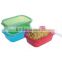 100% BPA- FREE plastic fruit food storage box for kid