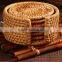 Tableware rattan cup holder / colorful rattan coaster made in Vietnam