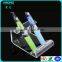 China wholesale arch clear acrylic desktop pen display stand with round base