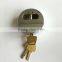 Hidden Shackle Rekeyable Solid Steel Puck Padlocks