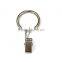 Hot Sale Chrome Plating Iron Curtain Ring With Clip / Rod Ring With Clip Hanging / A Ring With A Clip