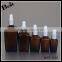 dark amber light resistant 30ml square glass bottle 30ml square glass dropper bottle