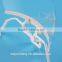 Turn over holder protective high quality customized logo antibacterial catering transparent clear plastic face mask